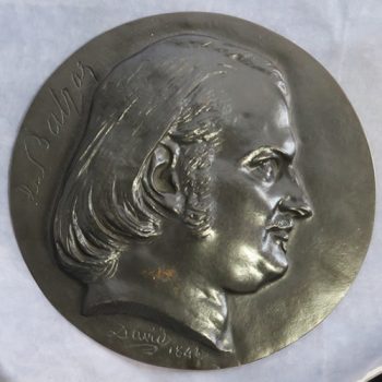 Head of Balzac in profile right David 1843