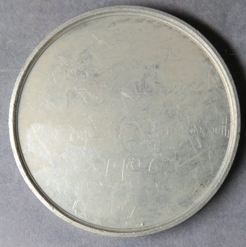 William Dunnett Spanton Surgeon Medical memorial medal by A Fenwick Aluminium