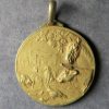 Italy Fiera Di Milan silver Gilt medal c. 1930 Fasces Animals