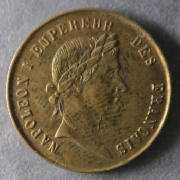 Napoleon & Napoleon III small portrait medal