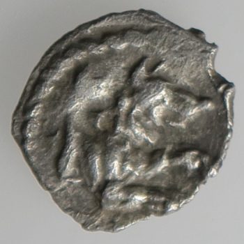 Ancient Greece, Cilicia, Tarsos, 3/4 obol Baal seated rev foreparts of wolf silver coin