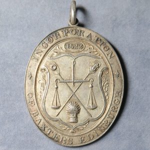 Scotland Incorporation of Baxters Edinburgh - one of The Traders of Edinburgh medal badge