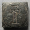 Byzantine square bronze Uncia or Ounce Trade weight