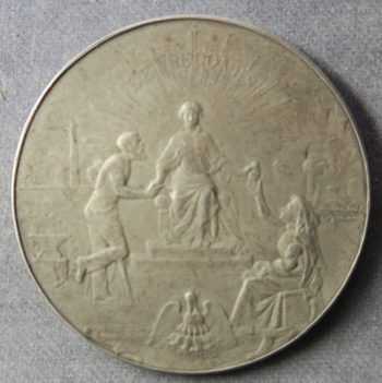 Le Secours, Insurance Company Jeton medal silver
