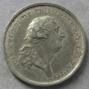 France death of Louis XVI 1793 by Mainwaring an English medalist