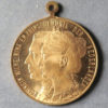 Netherlands Birth of Juliana 1909 - Wilhelmina & Hendrik Gilt brass souvenir medal