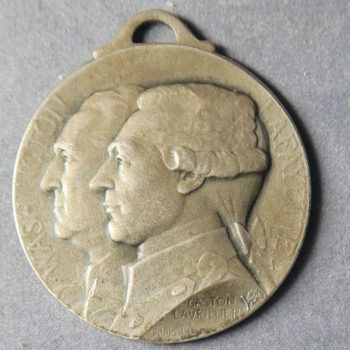 Washington - Lafayette medal - Journee a Paris 1917 by Gaston Lavrillier