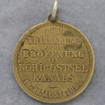 Germany Kiel Canal opening 1895 medal Nord Ostsee Kanal,