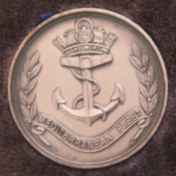 Tug of War silver medal Mediterranian Fleet 110 St. Runners Up 1930 to Marine J Howe HMS Cairo