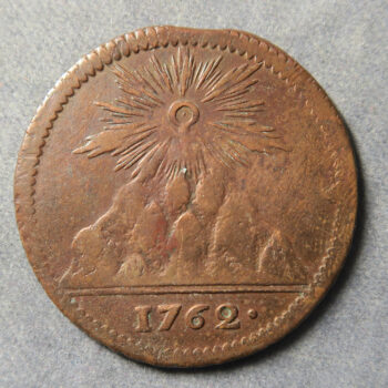Sweden 1762 Mining token 29mm 6 ore value