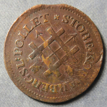 Sweden 1762 Mining token 29mm 6 ore value
