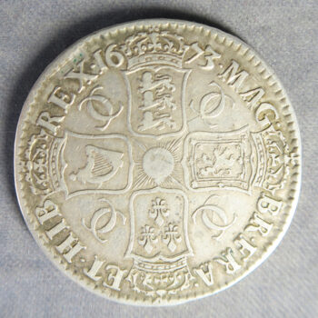 Charles II Crown 1673 nVF