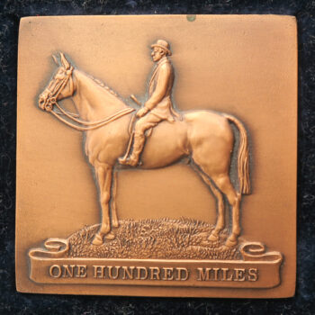 Britain Country Life & Riding bronze prize medal 1938 Long Distance Horse Ride