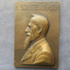 F Schutzenberger chemist by Urbain 1929 bronze plaquette medal