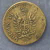Italian brass coin weight to weigh gold Doppia di Savoy