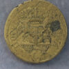 Italian brass coin weight to weigh gold Genoa 96 Lire