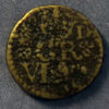 English brass coin weight to weigh silver sixpence Charles I Withers 1065