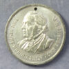 Pewter medal - John Bright 25 years as NP for Birmingham 1857-1882