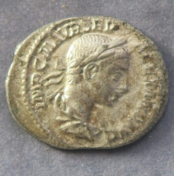 Roman Empire, Severus Alexander Denarius - Mars standing