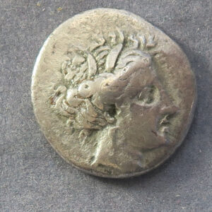 Ancient Greece Lokris, Lokroi Opuntii, silver Tri-obol 338 BC - 316 BC