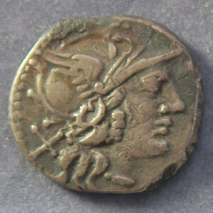 Roman Republic C. Renius (138 BC). silver denarius