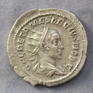 Roman Empire, Herennius Etruscus, Rome silver Antoninianus 23mm 3.51g