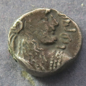 Ancient NABATAEA. Rabbel II, with Shuqailat II. AD 70/1-105/6. Silver Sela' or Drachm