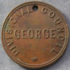 South Africa - George Divisional Council - 1 Day token / pass numbered