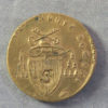 Italian made brass weight to weigh Papal 5 Scudi - arms of Pope Gregory XVI