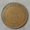 France PARIS Notre-Dame One way Clarified and purified water 1809 token