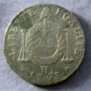France 2 Sol 1793 year II H mint = La Rochelle KM 621.6