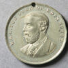 GB Pewter medal - Visit of Duke of Edinburgh to Yorkshire Exhibition, Leeds 1875