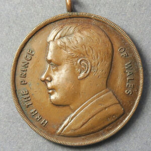 Edward VIII as Prince of Wales medal Visit to Johannesburg 1925 bronze