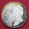 1977 Elizabeth II Silver Jubilee silver medal medal Birmingham mint