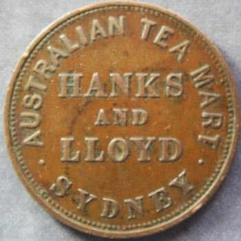 Australia Hanks & Lloyd 1855 penny Renniks 179 SydheyRailway