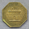 France - brass token / jeton -Perpignan, Hotel d'Europe c. 1870
