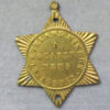 Cleveland Miners & Quarry Mens Association Union badge / token maker Wm. Leonard star
