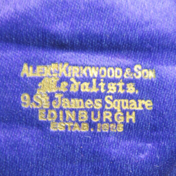 Scotland Academic prize medal, Montrose Academy 1922 to David W Bett for Greek