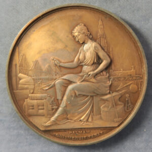 Scotland Academic prize medal, College of Science & Technology Edinburgh 1894 to William Hislop