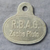 Germany Mining token / check, Zeche Pluto R. B. A. G. - aluminium