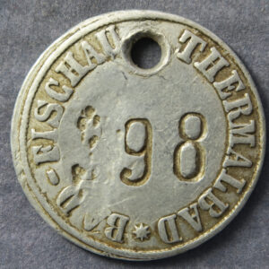 Austria - Bad Fischau Thermalbad Aluminium token / check c. 1900-1930