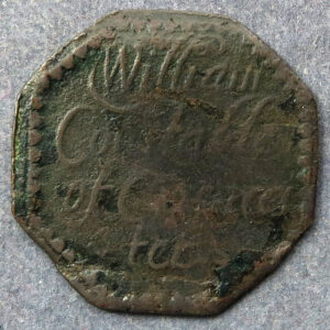 MB108003, Gloucestershire 49, Cirencester William Constable 1/2d 1669 token
