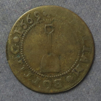 MB108010, Kent 4, Ashford, William Botting 1/2d 1669 token