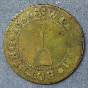 MB108011, Kent 4, Ashford, William Botting 1/2d 1669 token