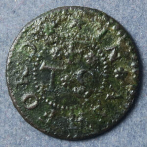 MB108019, Kent 10, Ashford, Thomas Flint 1/4d 1664 token