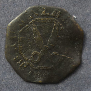 MB108026, Kent 16, Ashford, Robert Walbe 1/2d 1669 token