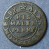 MB108029, Kent 25, Biddenden Alexander Homesby ½d 1668 token