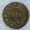 MB108039, Kent 49, Canterbury, Henrey Carpenter 1/4d 1658 token