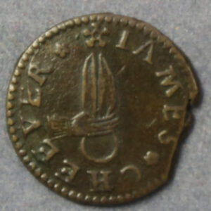 MB108041, Kent 50, Canterbury, James Cheever ½d 1663 token