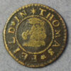 MB108049, Kent 57, Canterbury, Thomas Field ½d 1666 token coinage